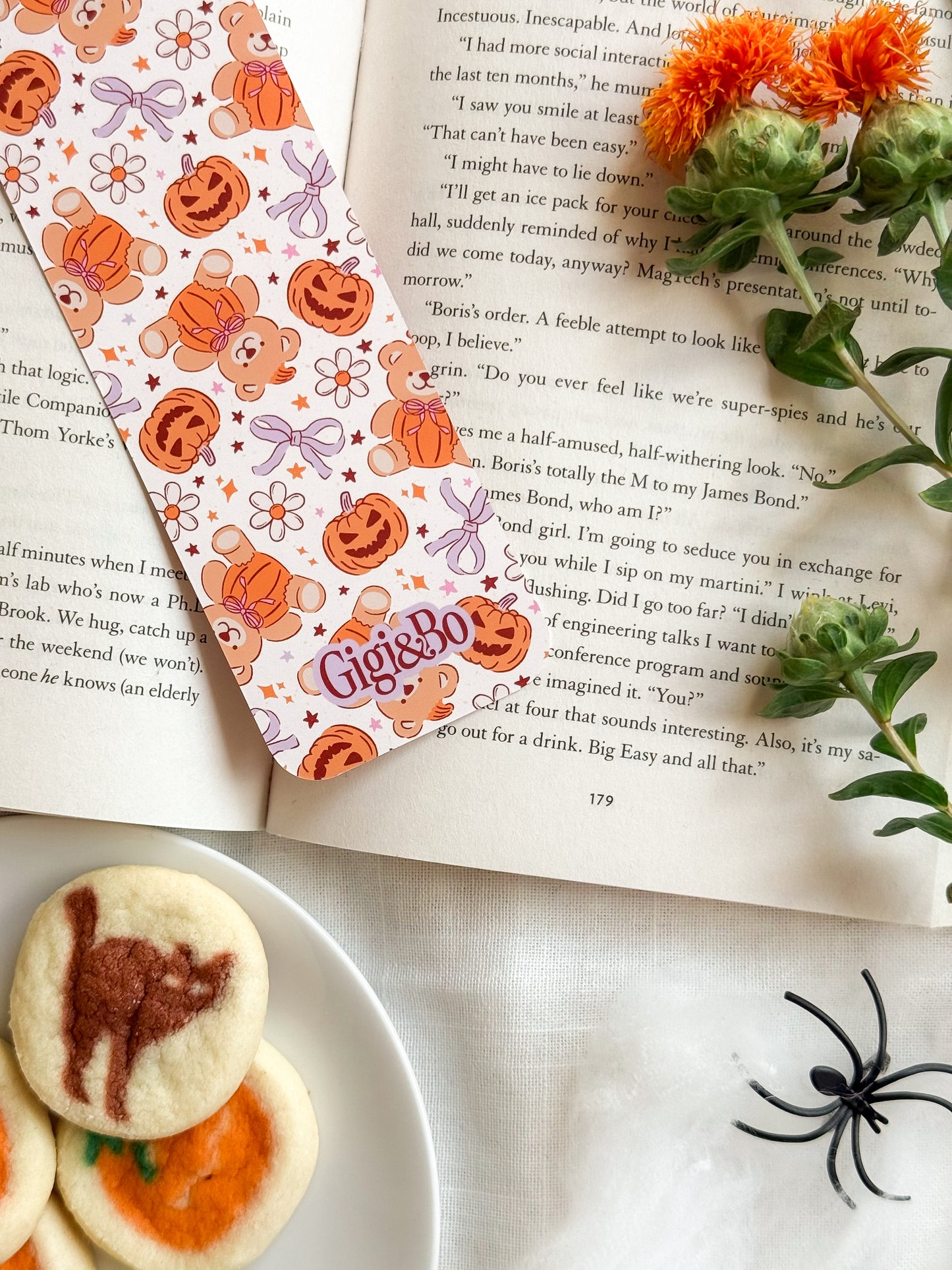 Jack-o'-Teddy Bookmark