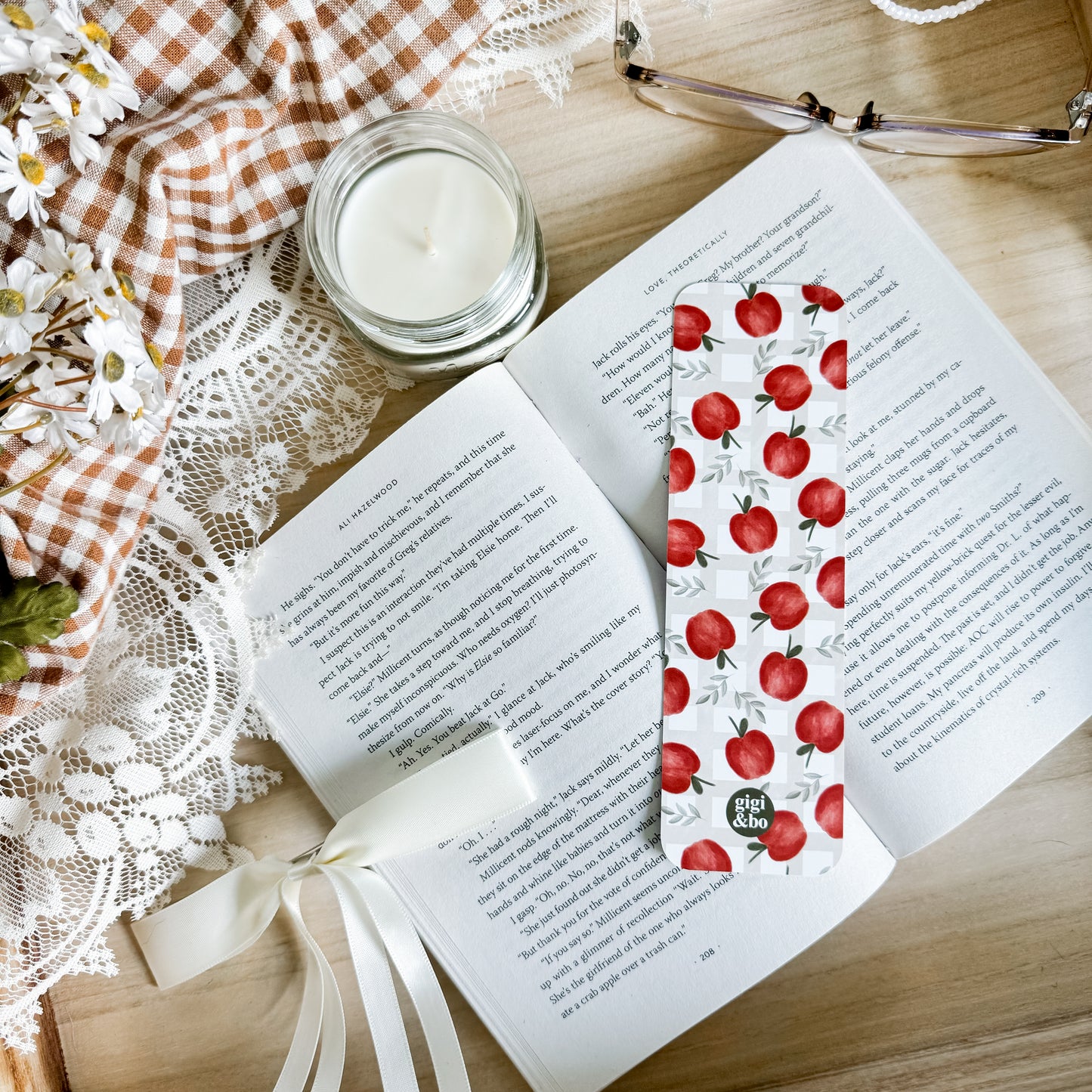 Let's Go Apple Picking Bookmark