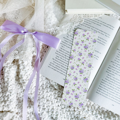 Lavender Roses Bookmark