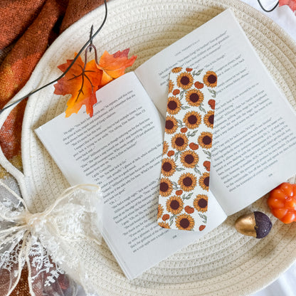 Fall Sunflowers Bookmark