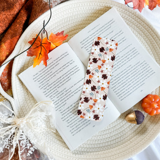 Autumn Florals Bookmark