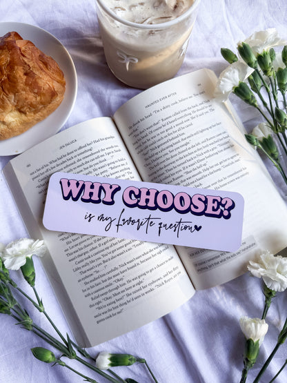 Why Choose? Bookmark