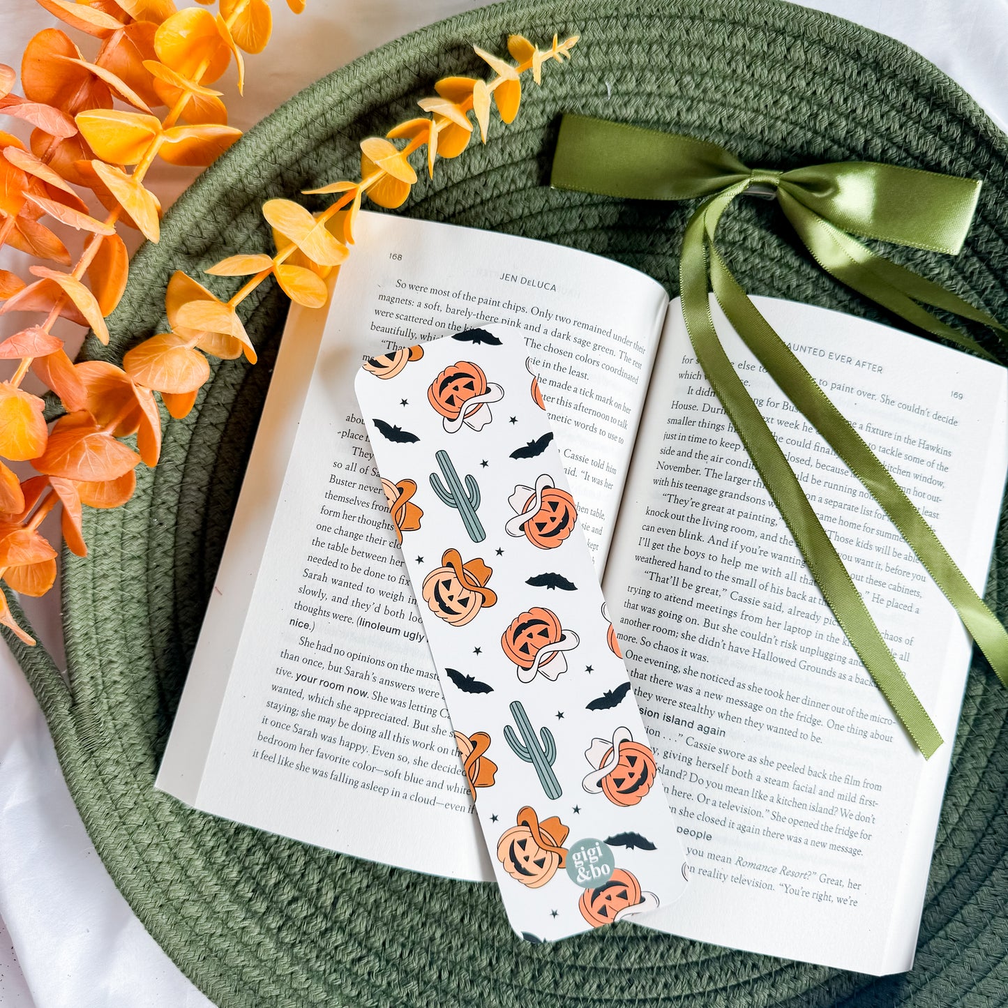 Western Halloween Bookmark