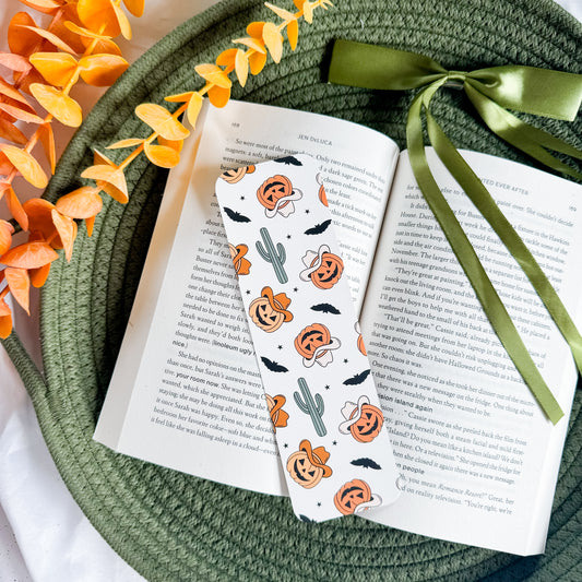 Western Halloween Bookmark