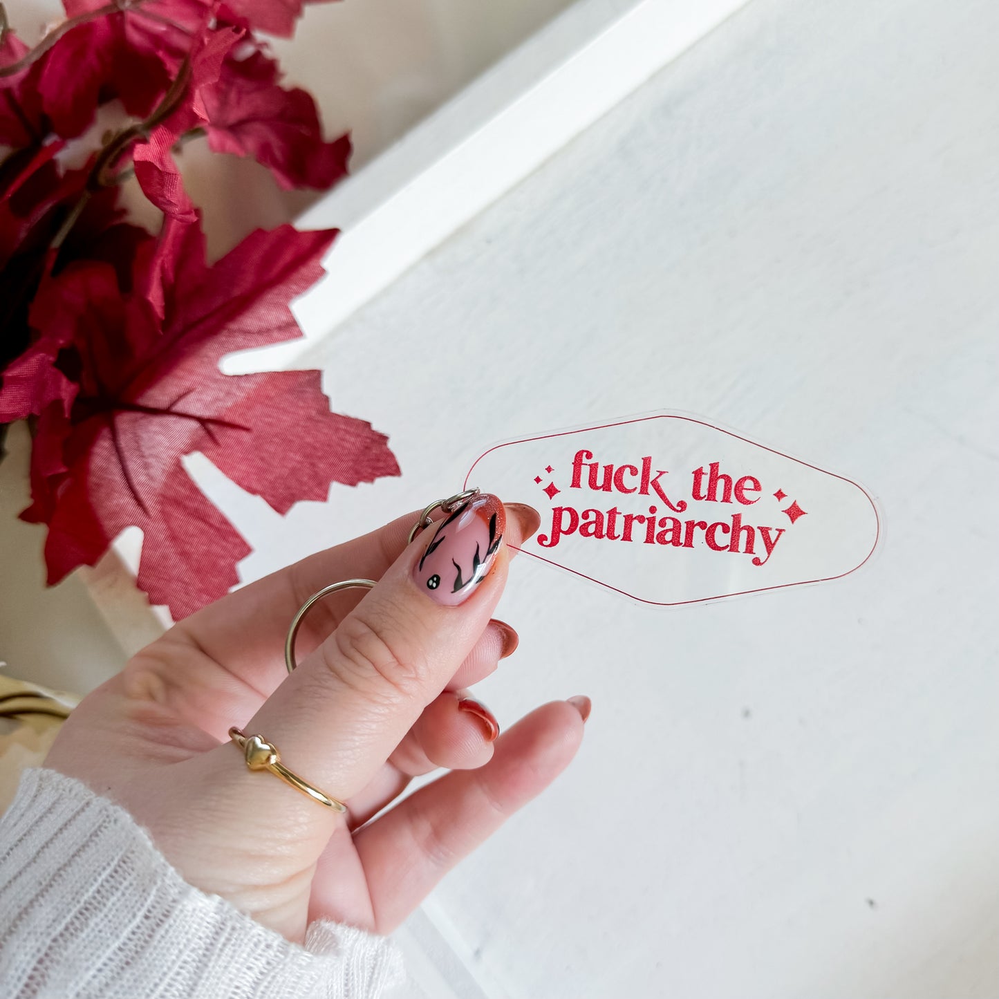 Fuck The Patriarchy Keychain