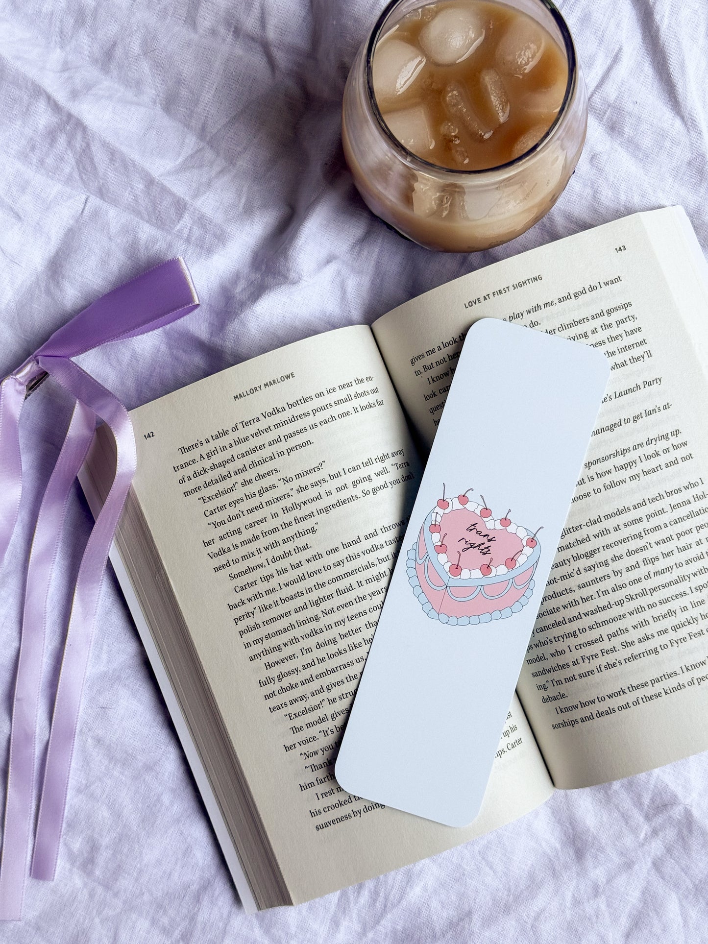 Trans Rights Bookmark