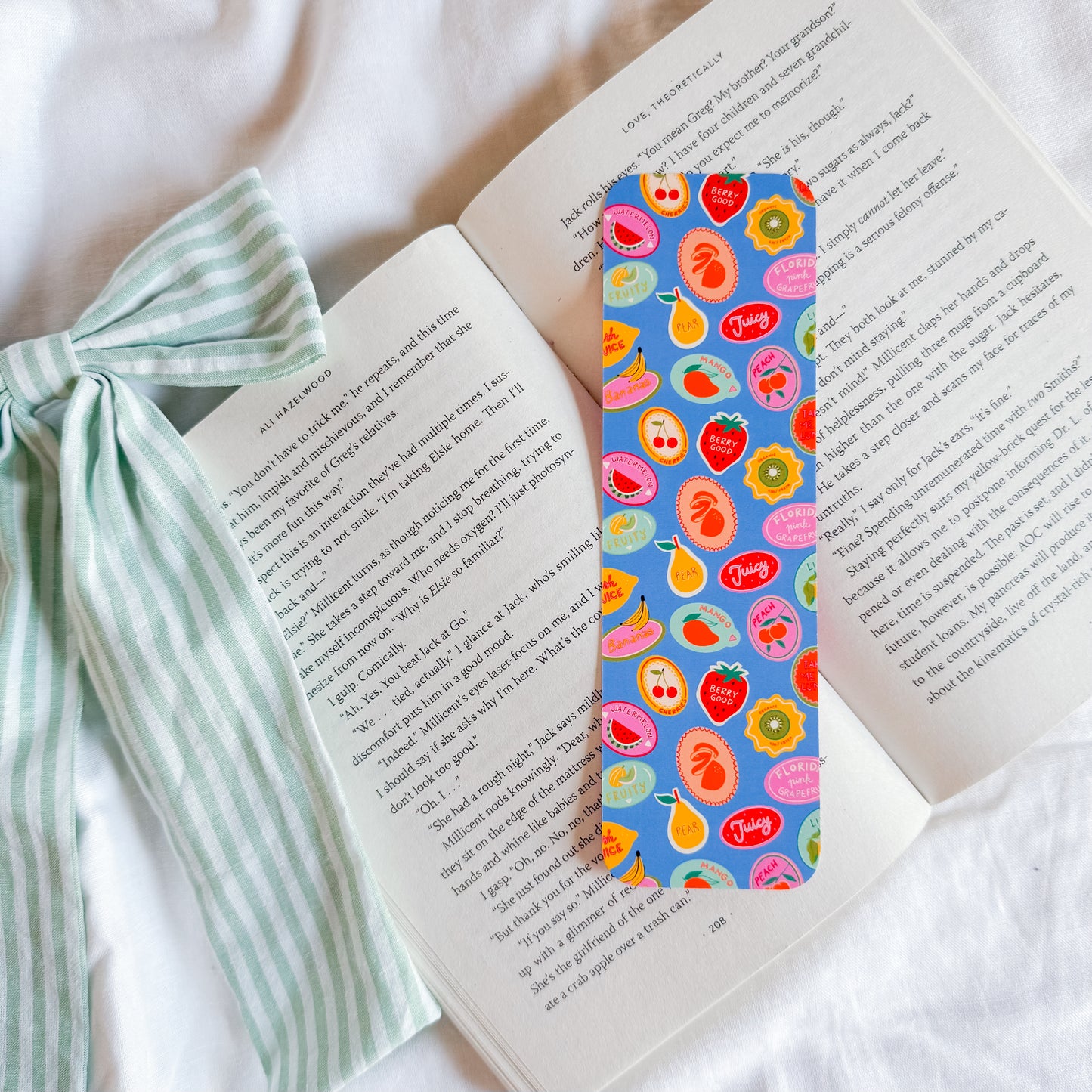 Fruit Stickers Bookmark