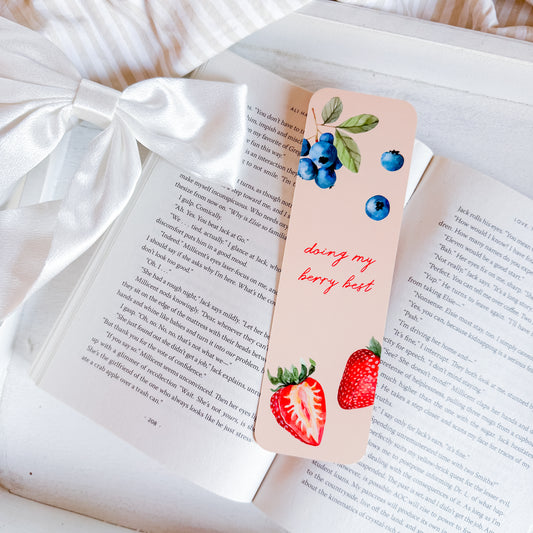 Berry Best Bookmark