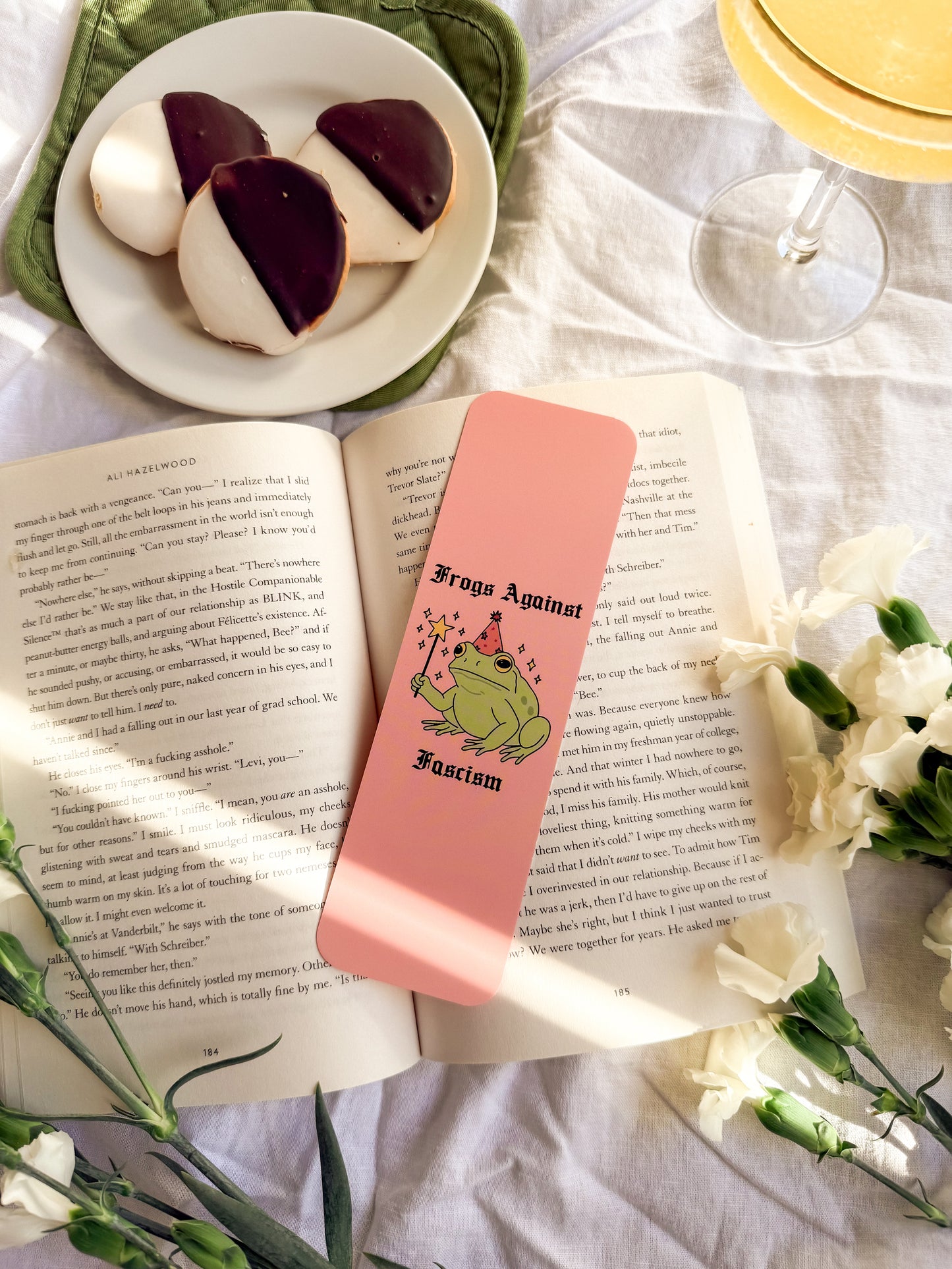 Frogs Against Fascism Bookmark