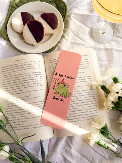 Frogs Against Fascism Bookmark