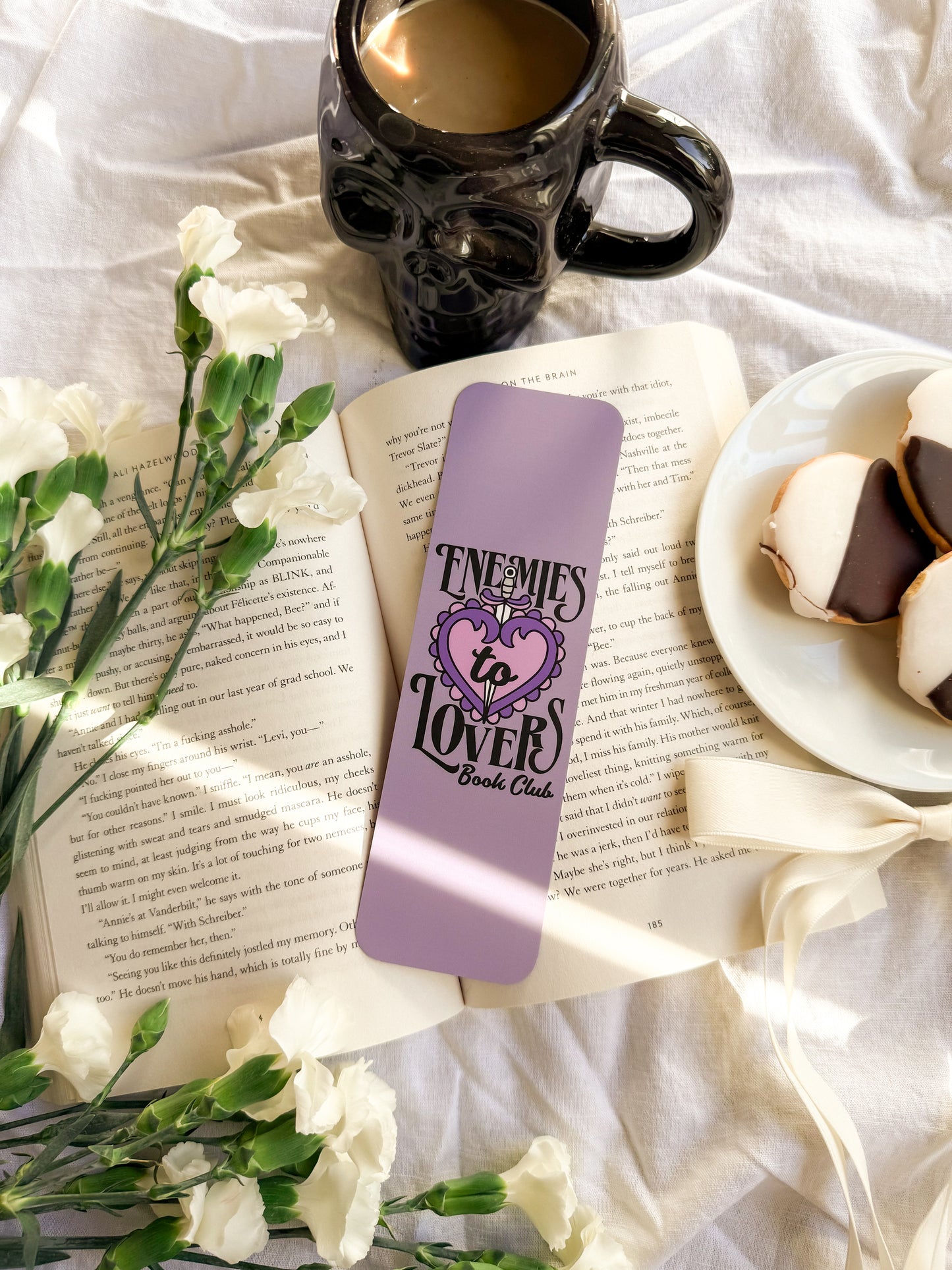 Enemies To Lovers Book Club Bookmark