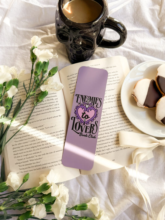 Enemies To Lovers Book Club Bookmark
