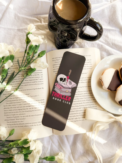 Thriller Book Club Bookmark