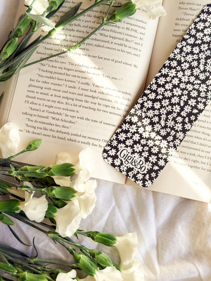 Dark Daisies Bookmark