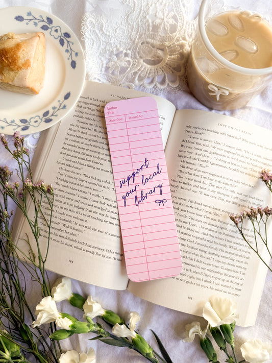 Support Your Local Library Bookmark
