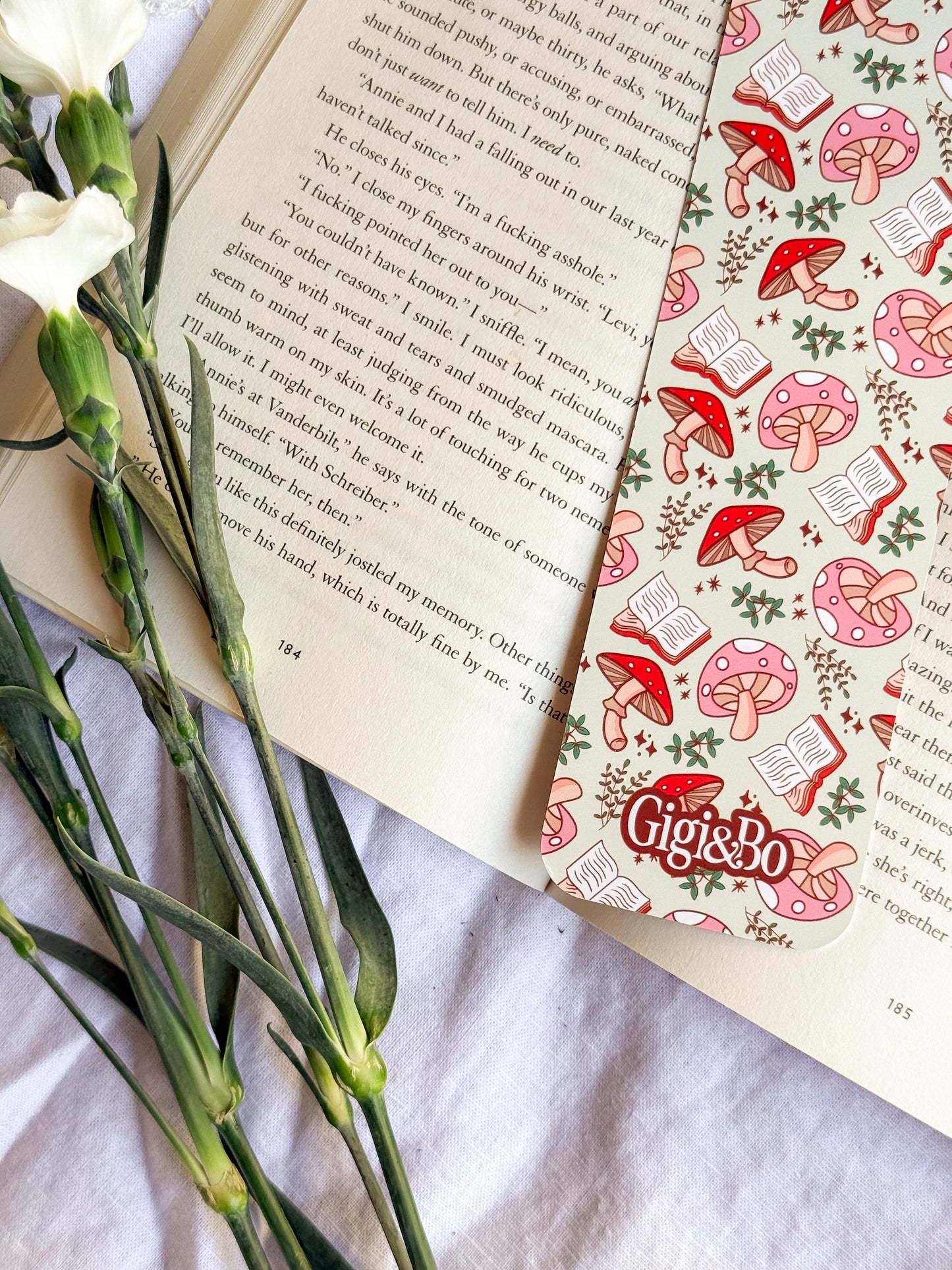 Cozy Mushrooms Bookmark