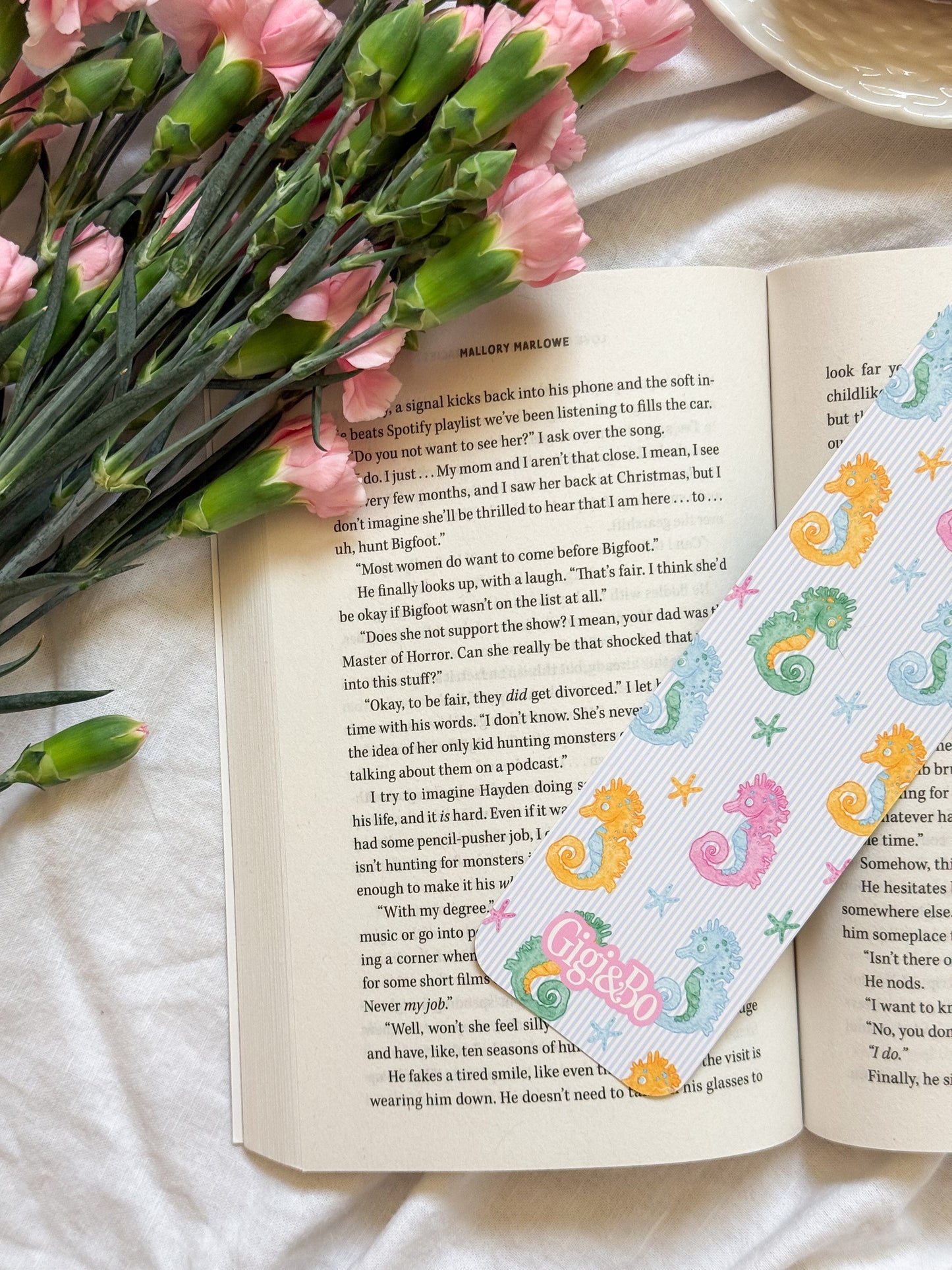 Seaside Seahorses Bookmark