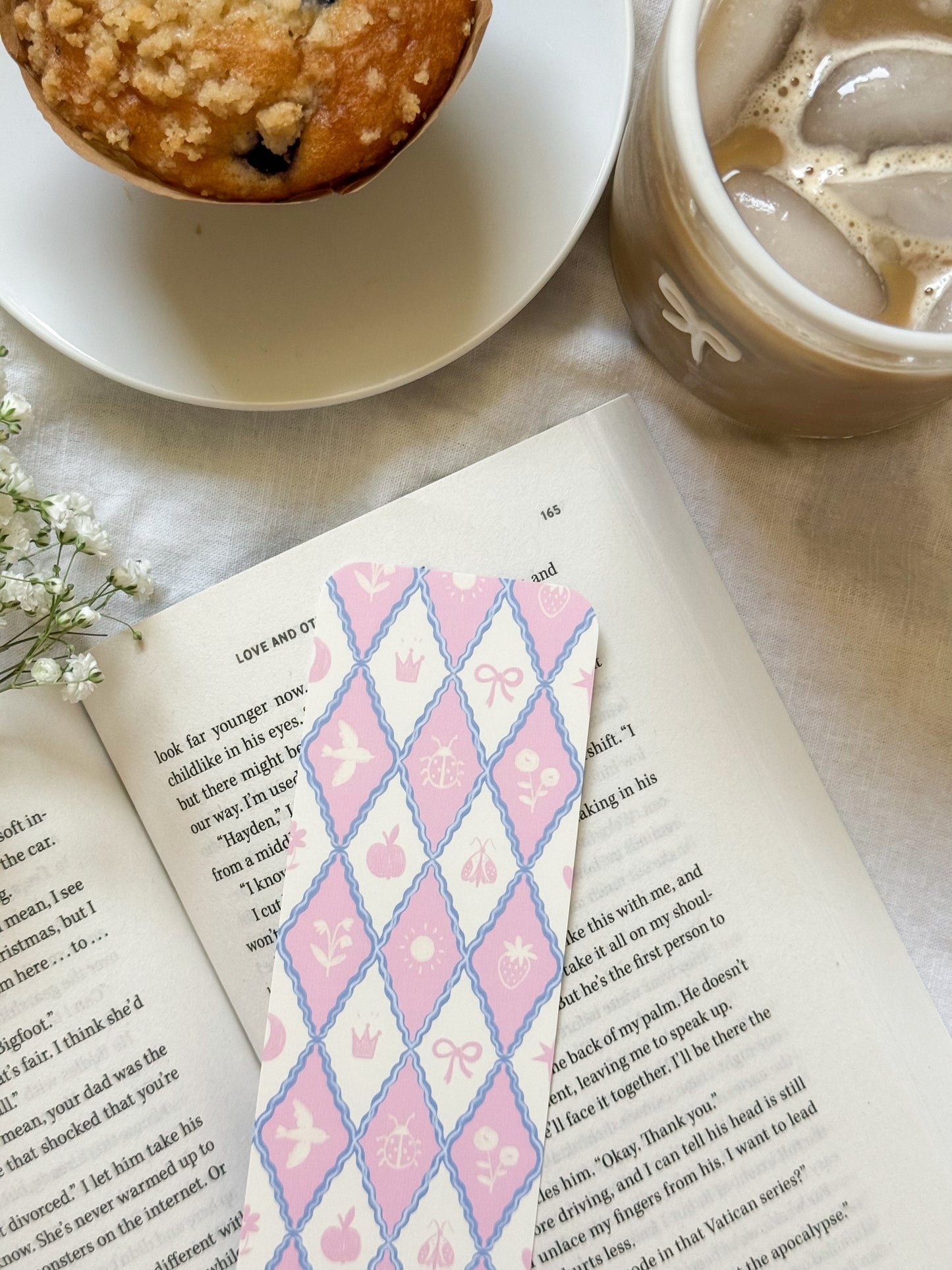 Coquette Trellis Bookmark