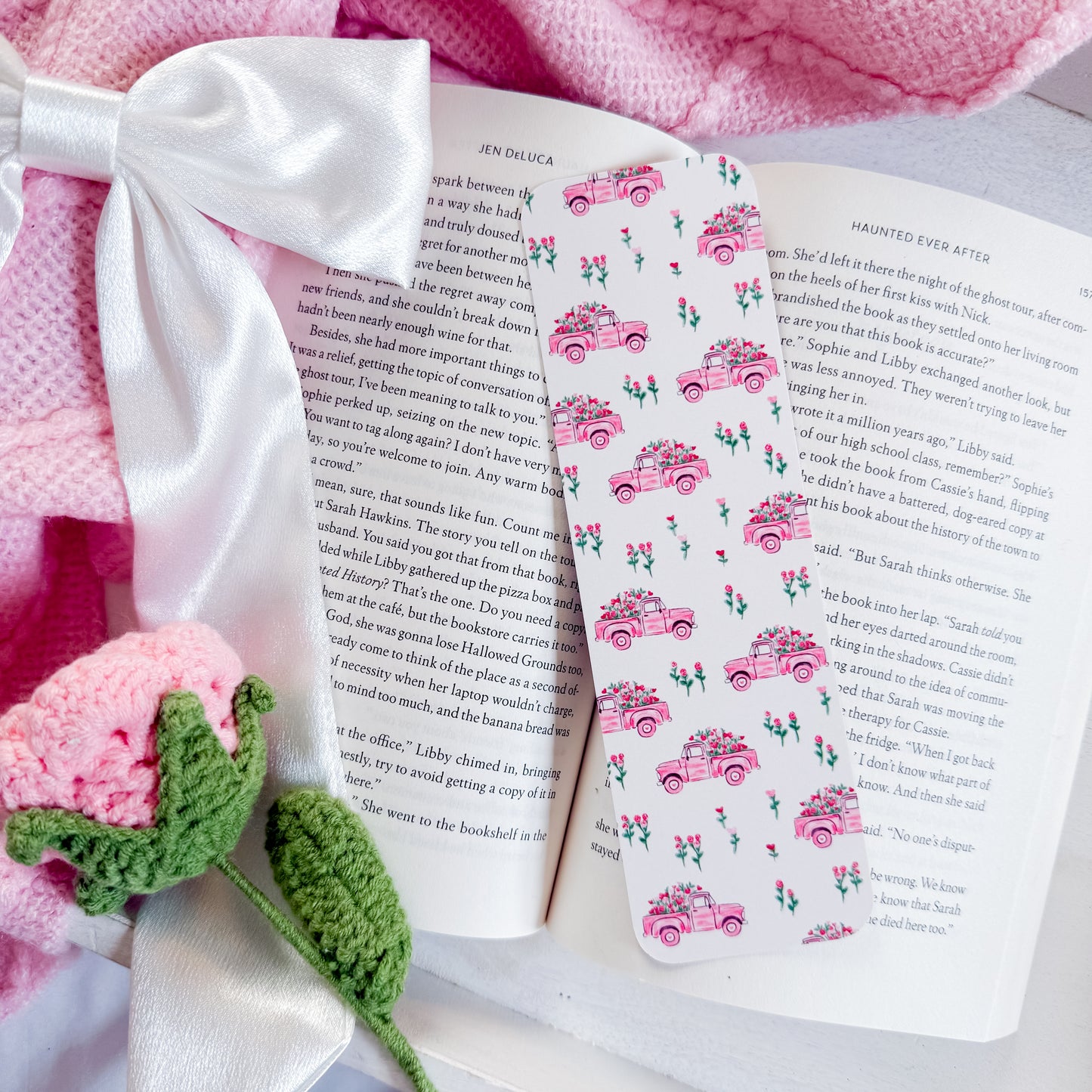 Flower Delivery Bookmark