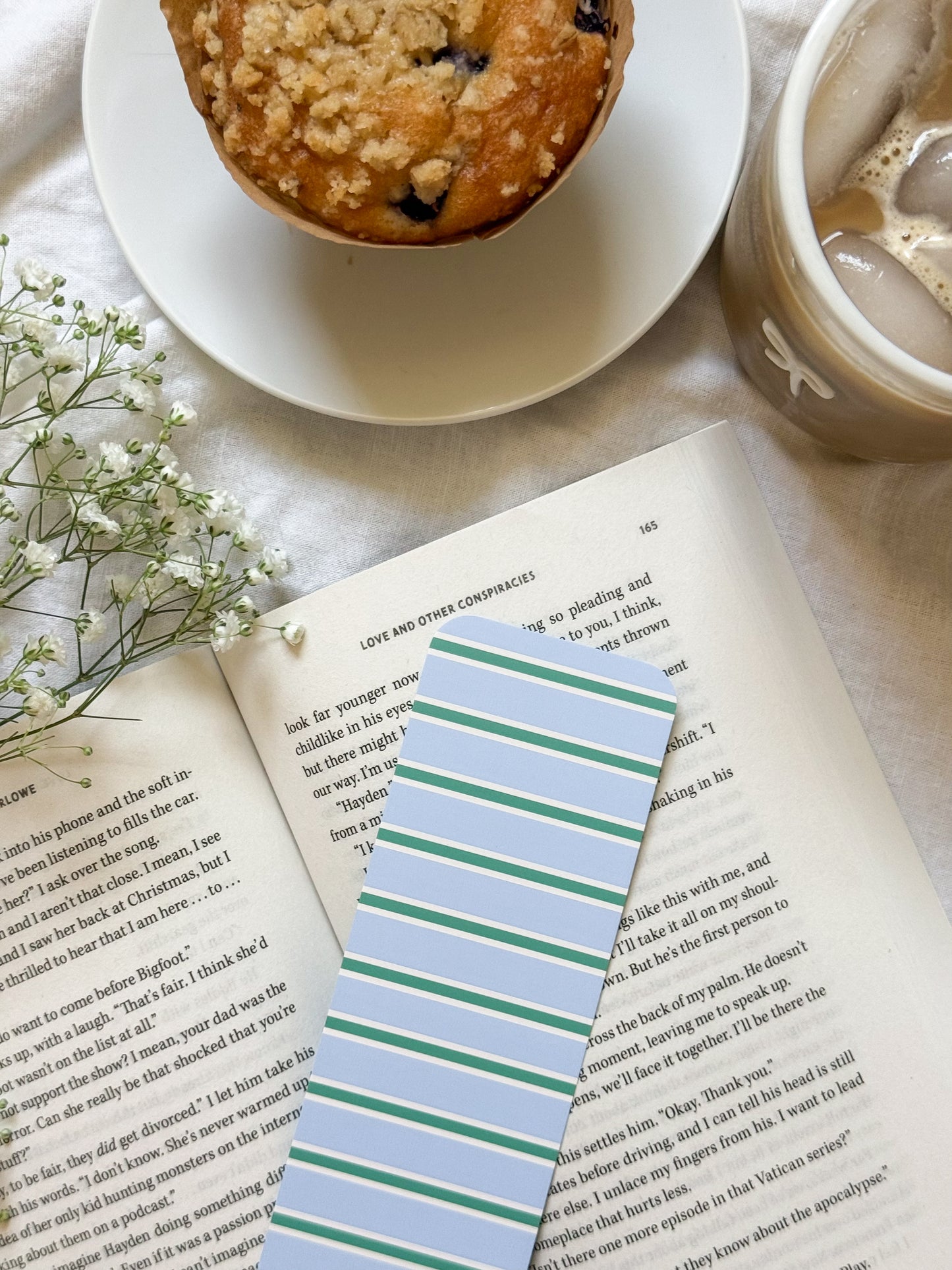 Harbor Stripe Bookmark