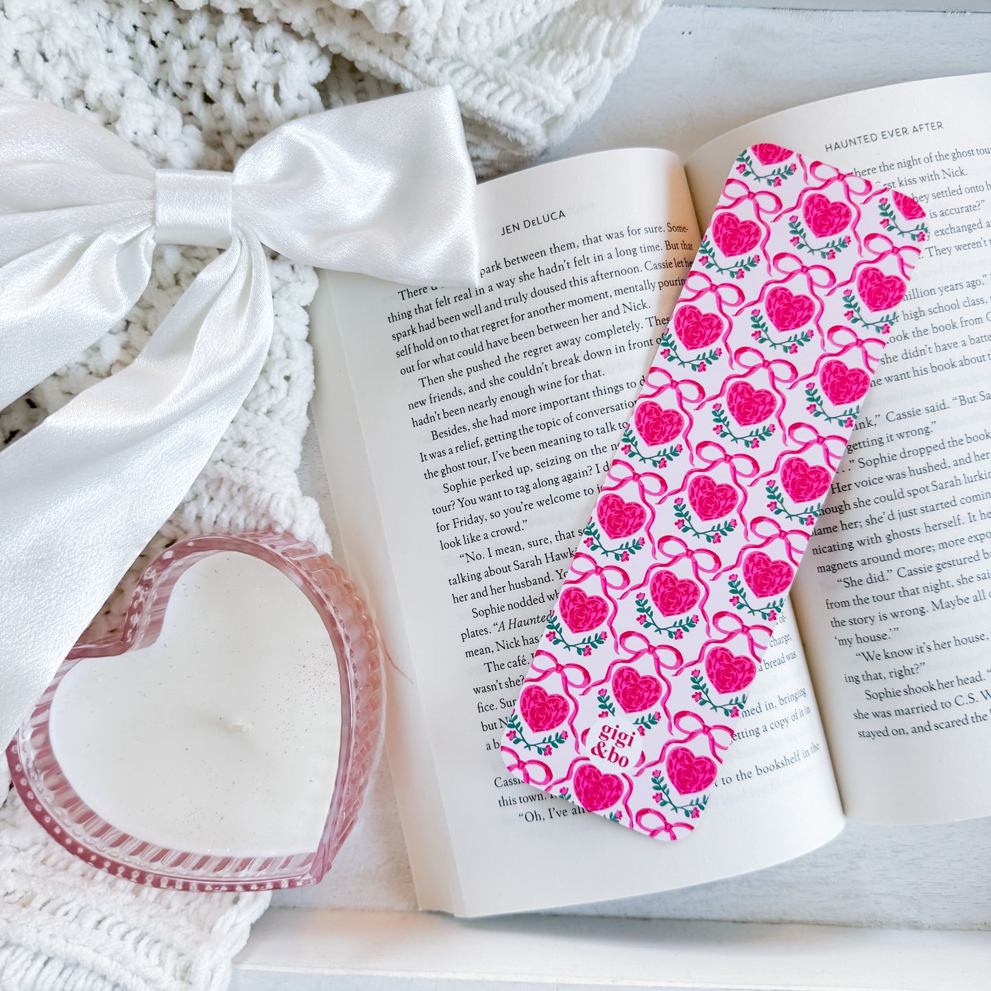 Tied With Love Bookmark