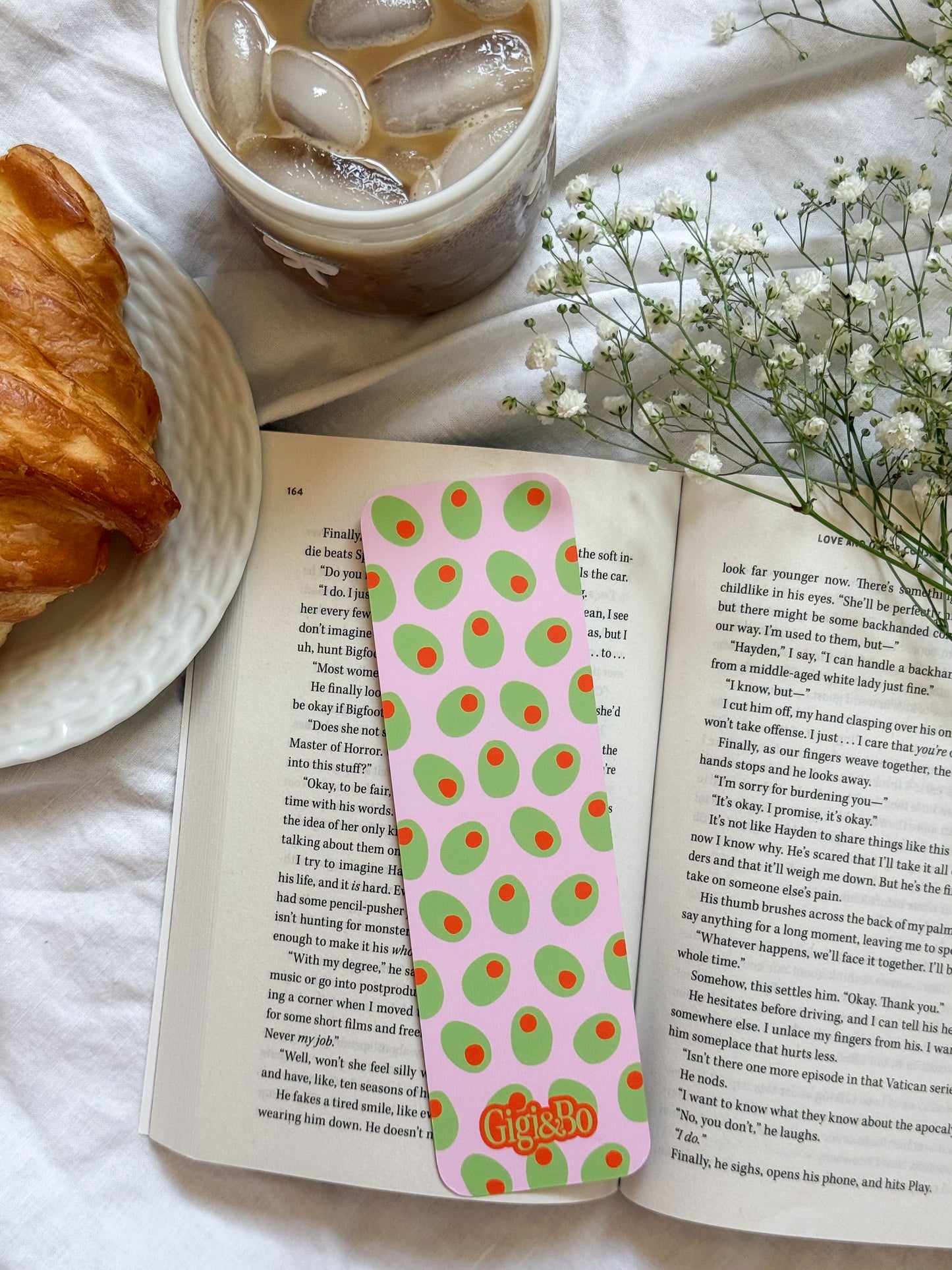 Olive You Bookmark