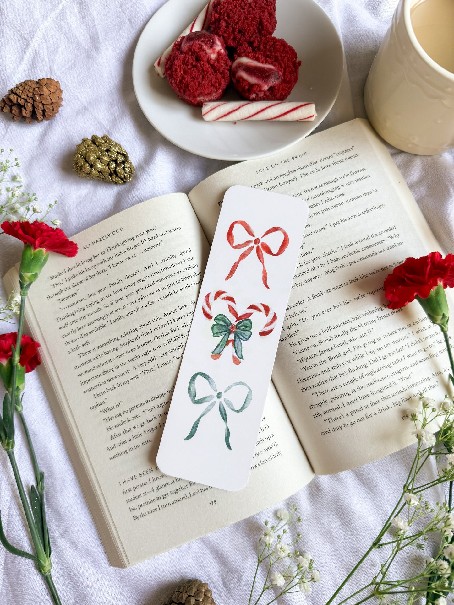 Candy Cane Lane Bookmark