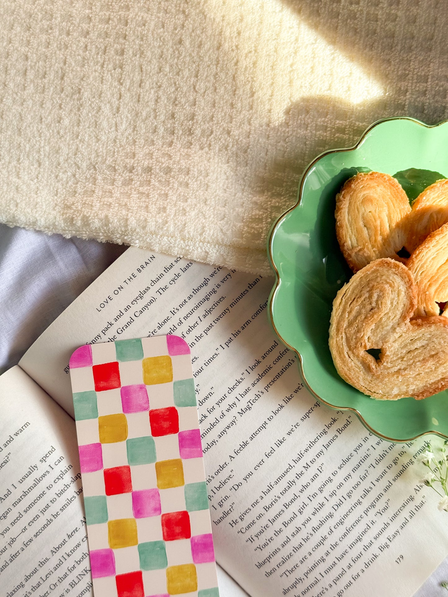 Watercolor Noel Bookmark