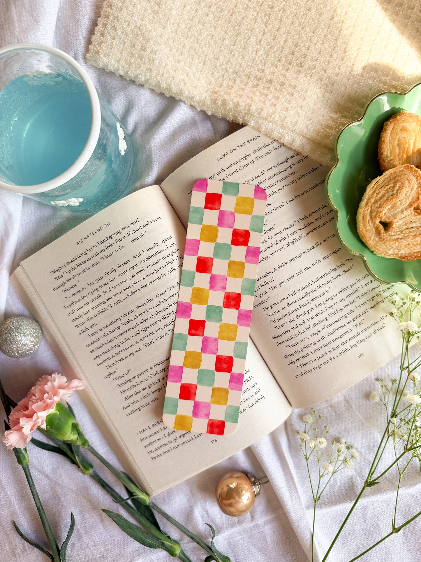 Watercolor Noel Bookmark