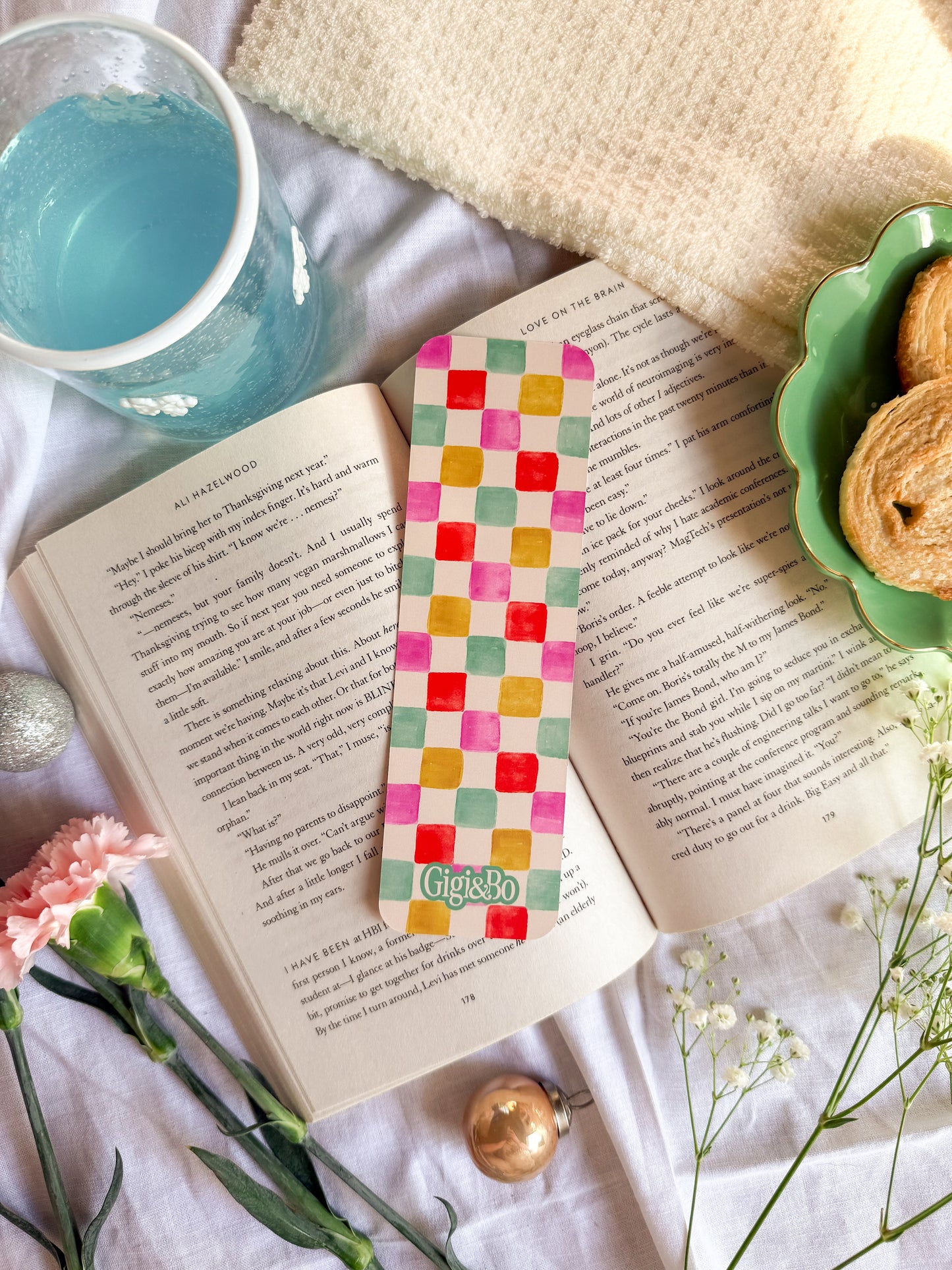 Watercolor Noel Bookmark
