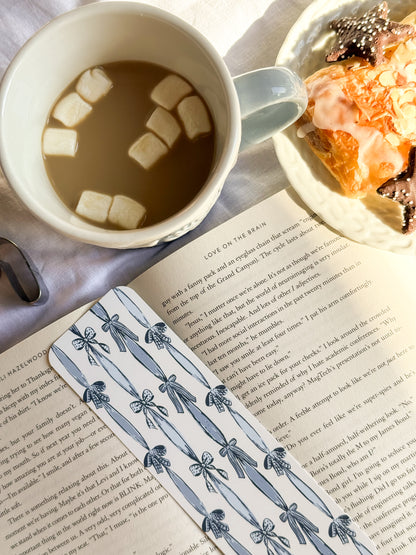 Wrapped in Blue Bookmark