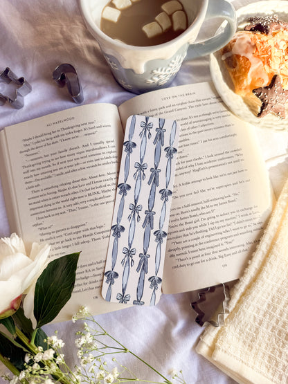 Wrapped in Blue Bookmark