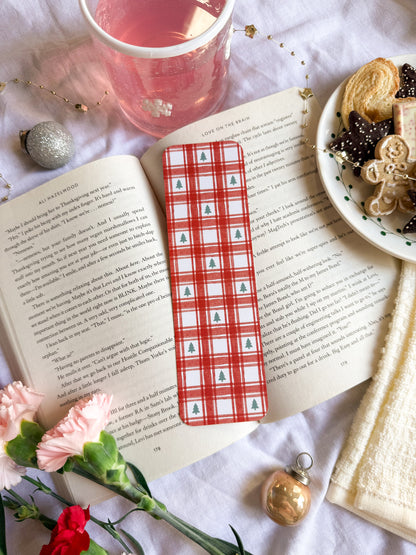 Cabin Plaid Bookmark