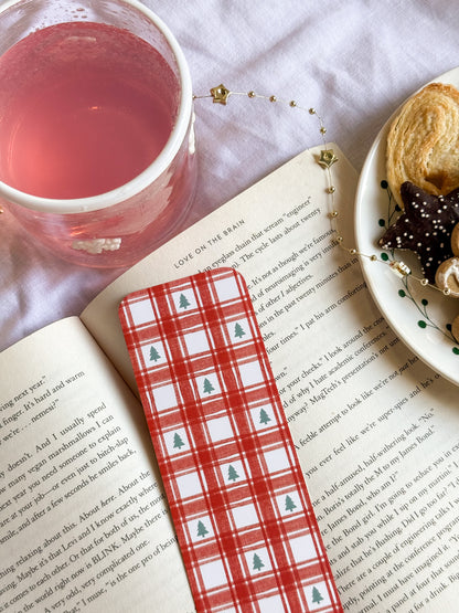 Cabin Plaid Bookmark