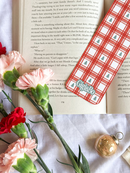 Cabin Plaid Bookmark