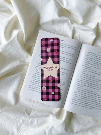Cozy Reader Club Bookmark