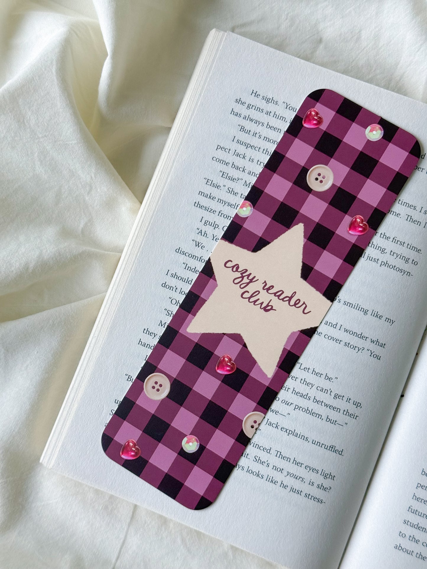Cozy Reader Club Bookmark