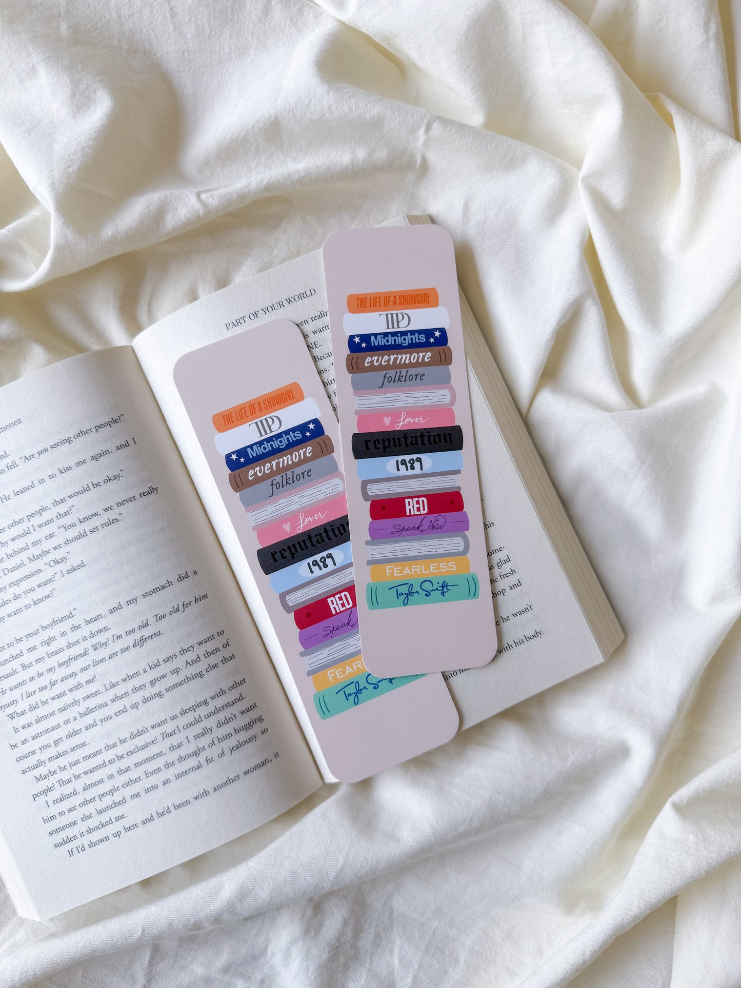 Eras Book Stack Bookmark