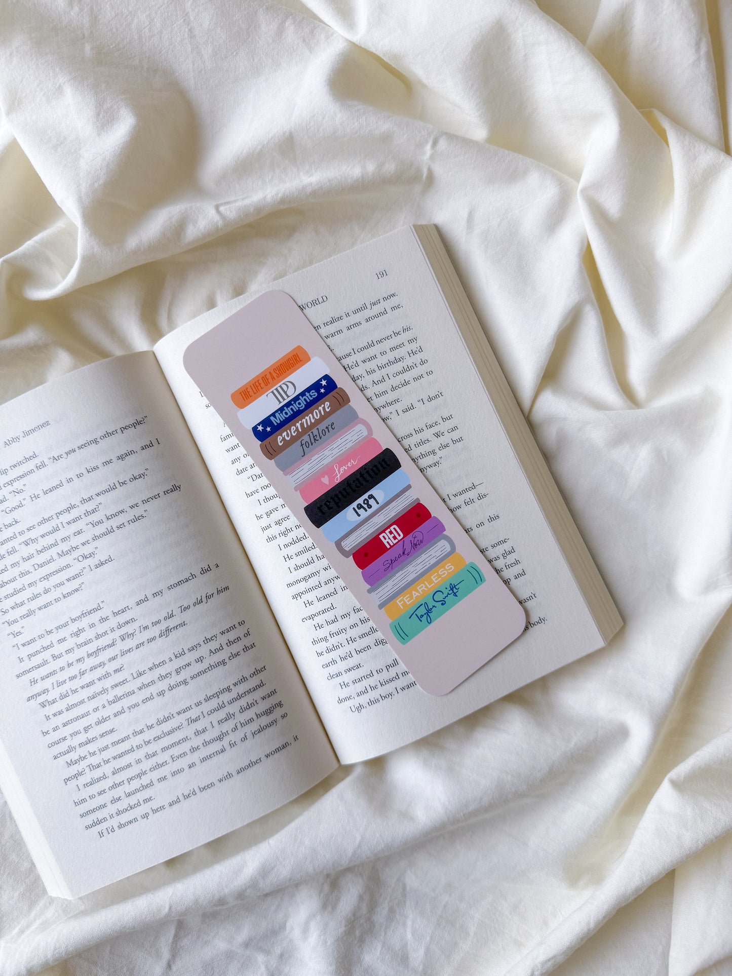 Eras Book Stack Bookmark
