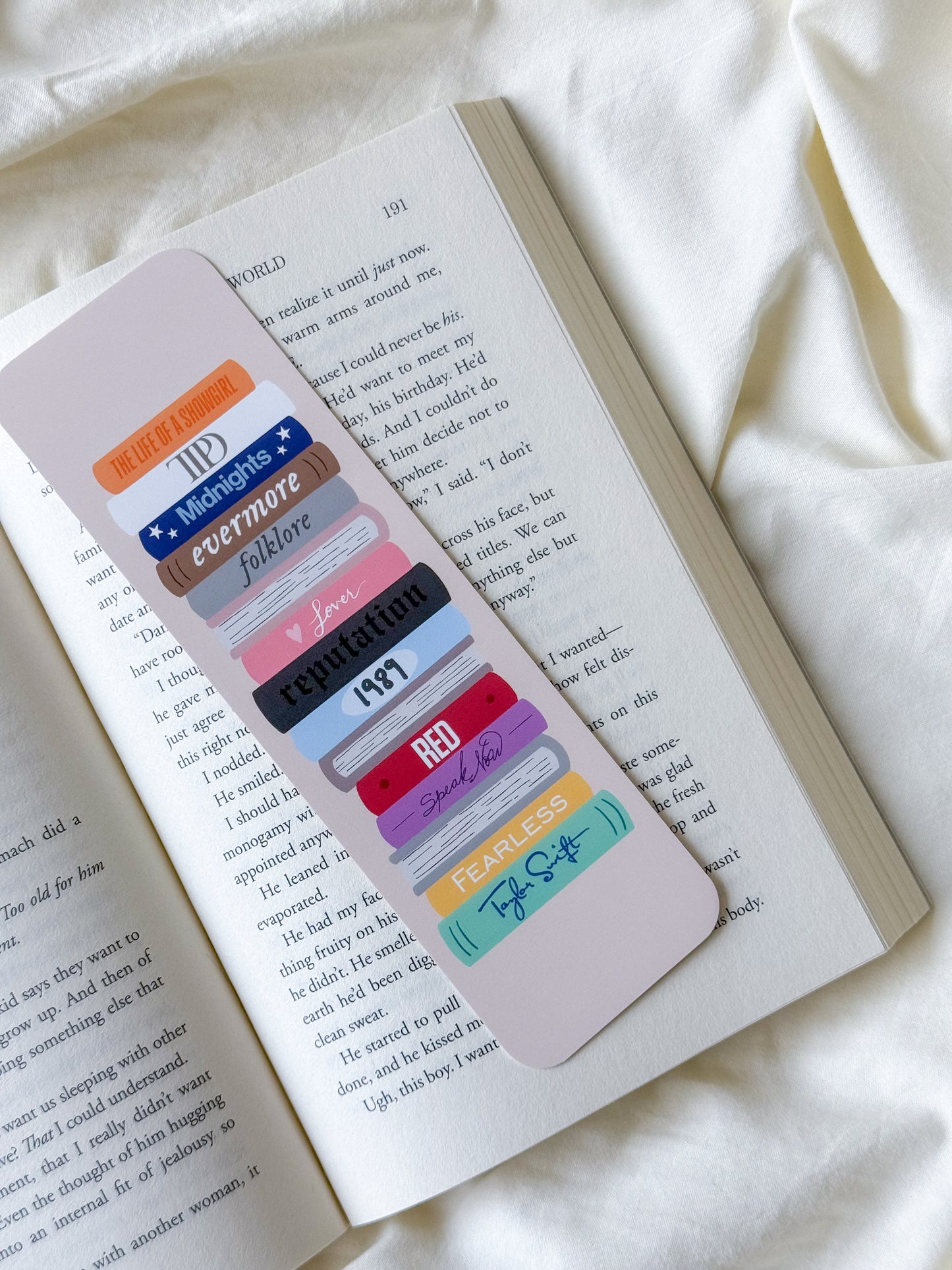 Eras Book Stack Bookmark