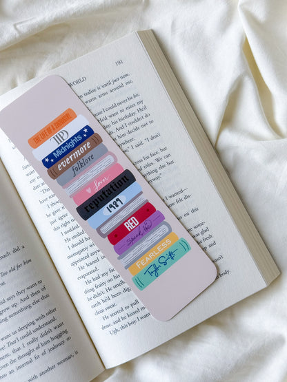 Eras Book Stack Bookmark