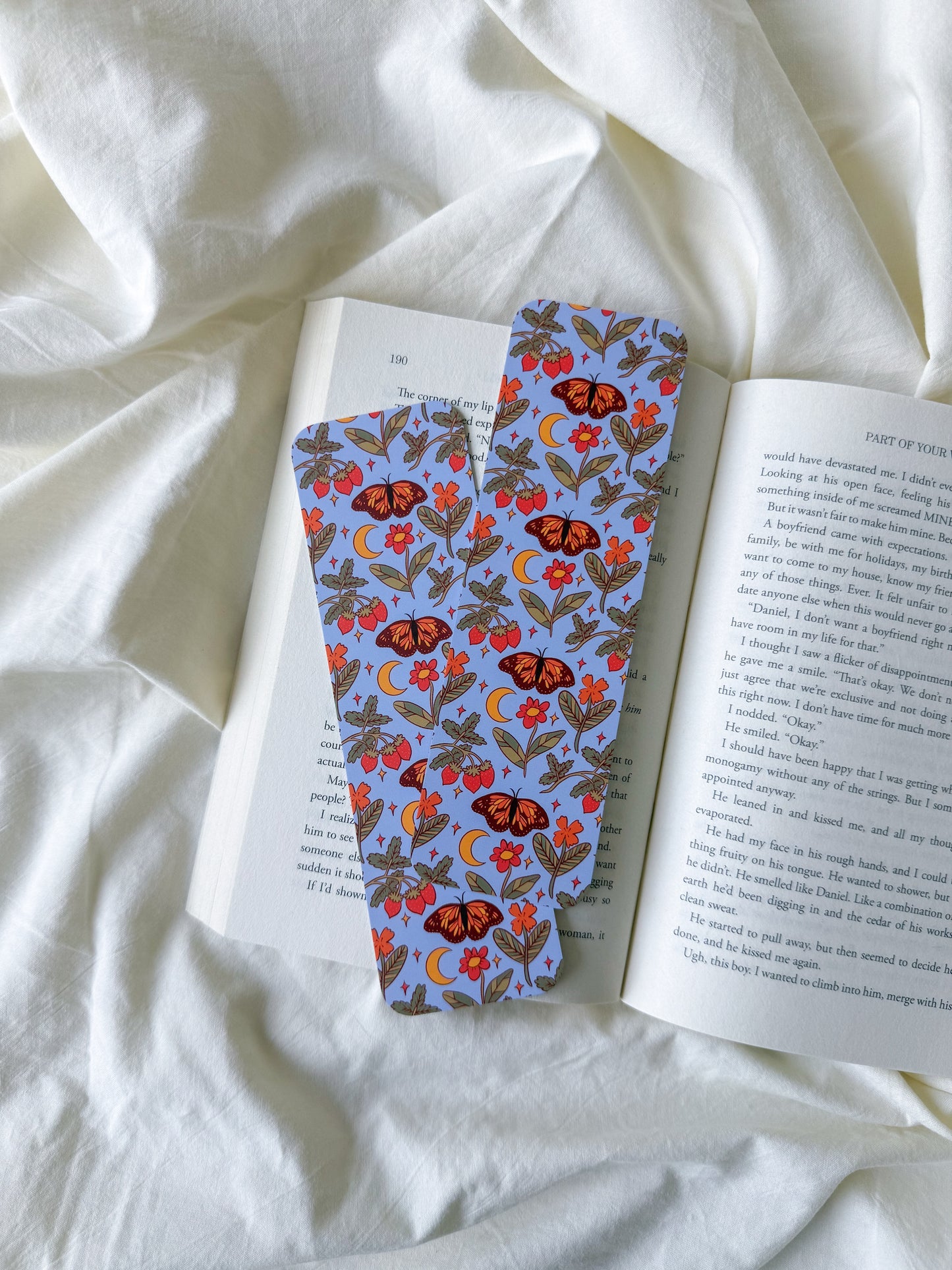 Moth Garden Bookmark