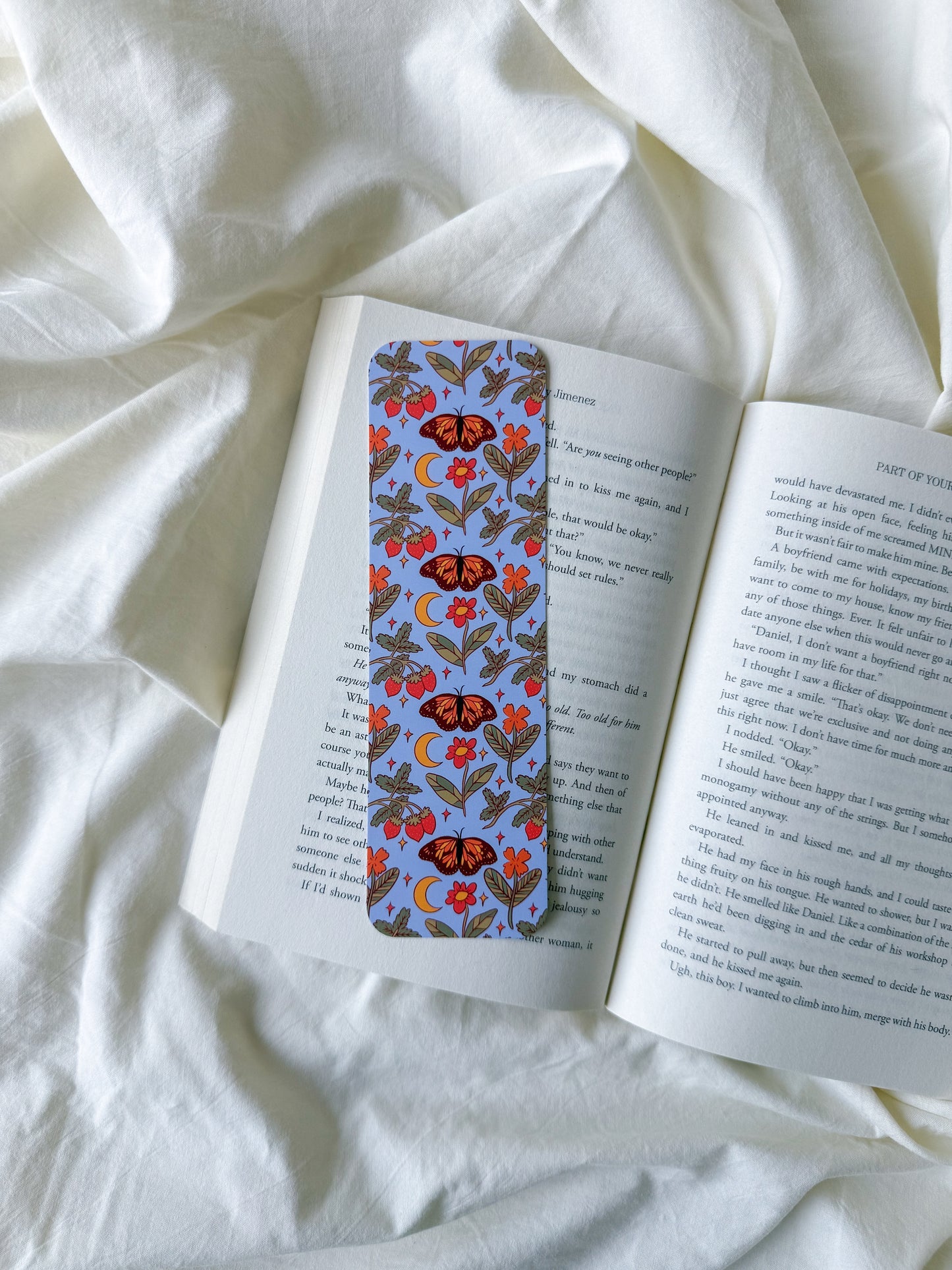 Moth Garden Bookmark