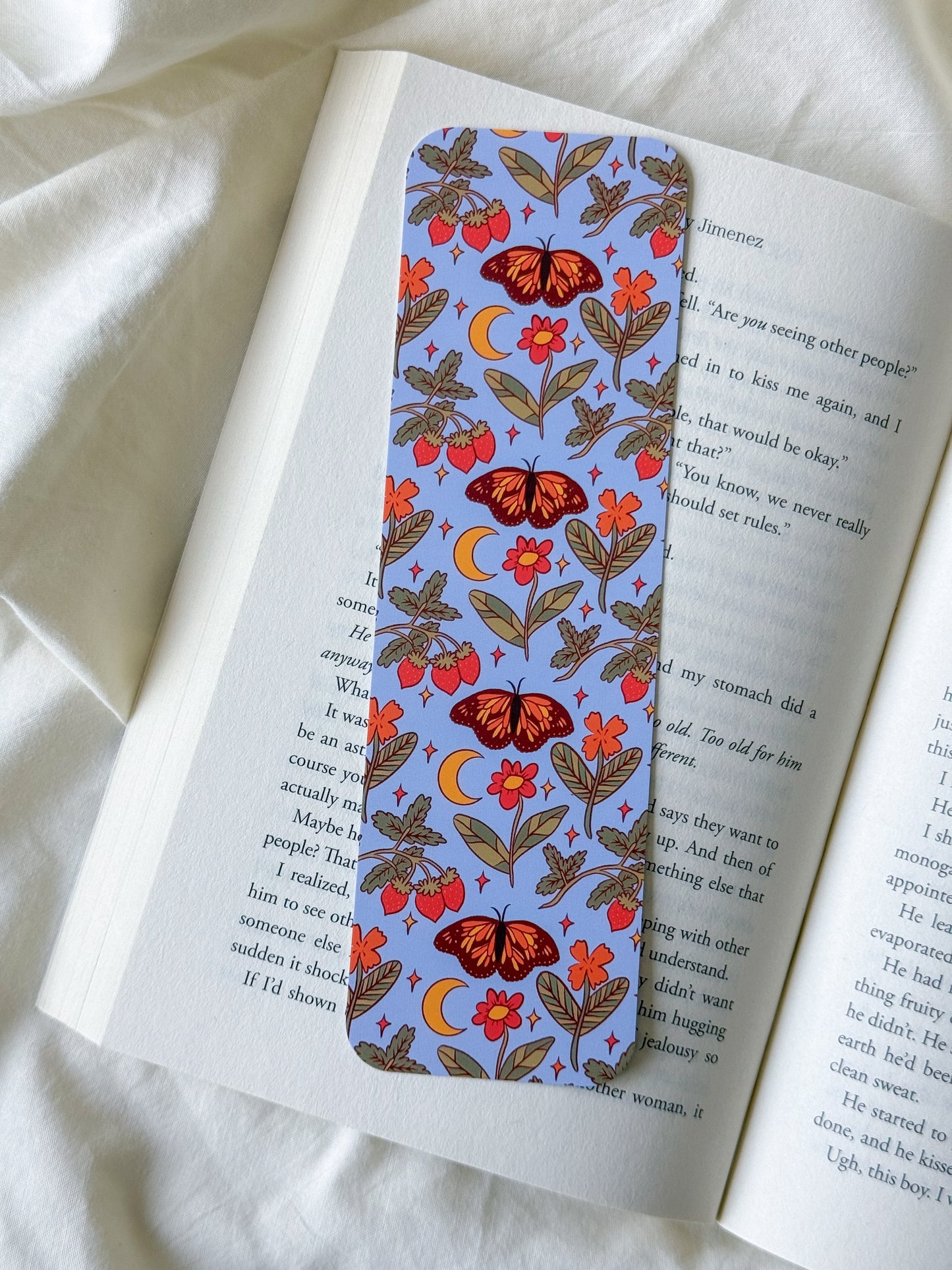 Moth Garden Bookmark