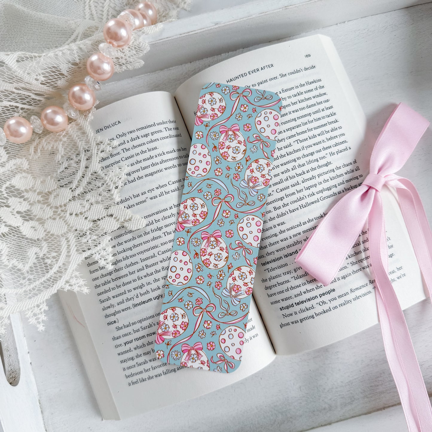 Coquette Easter Bookmark