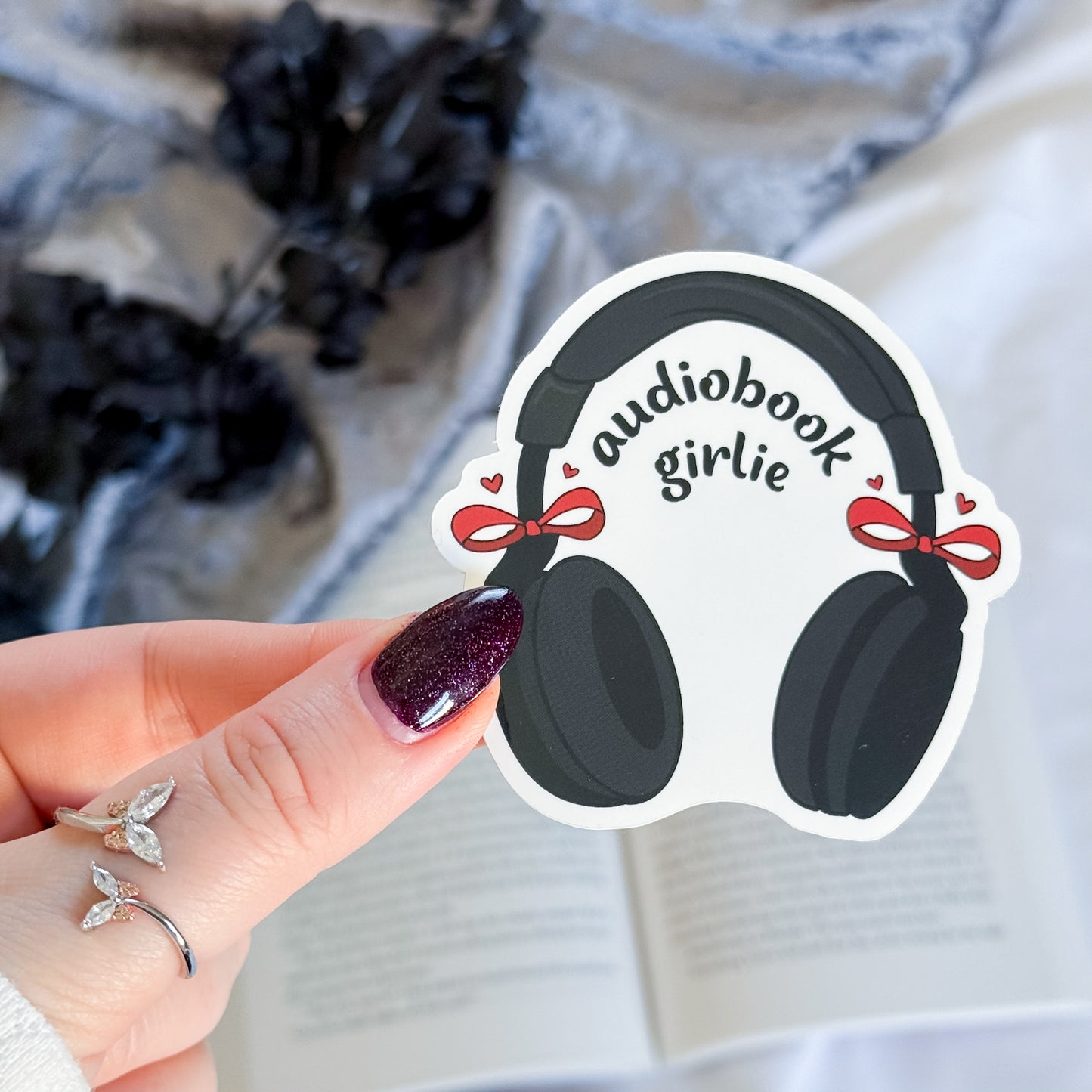 Audiobook Girlie Sticker