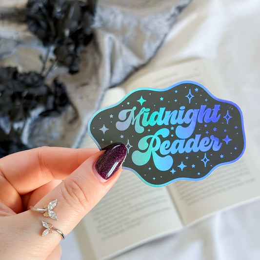 Midnight Reader Sticker