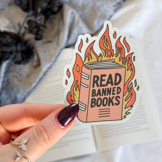 Read Banned Books Sticker