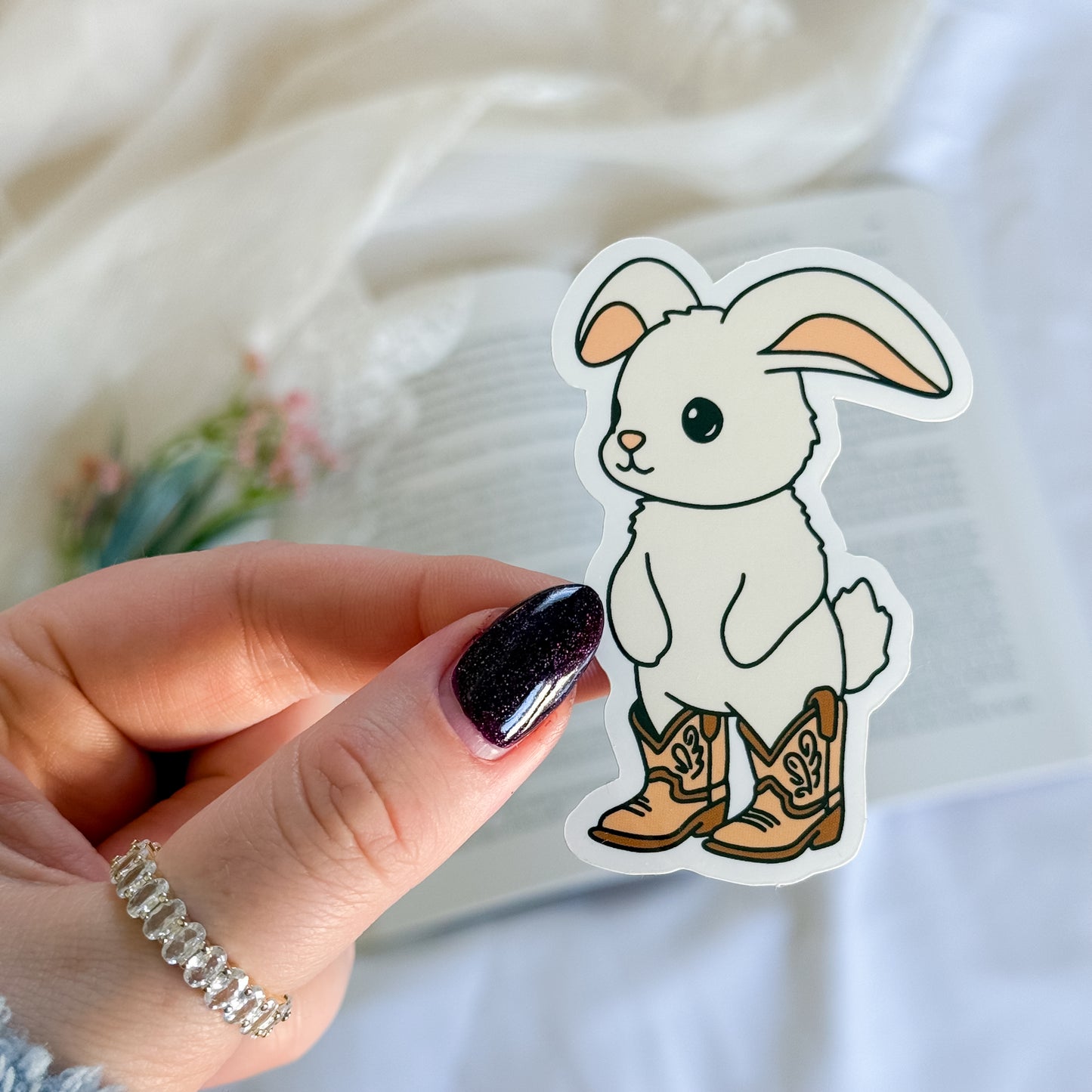 Buckle Bunny Sticker