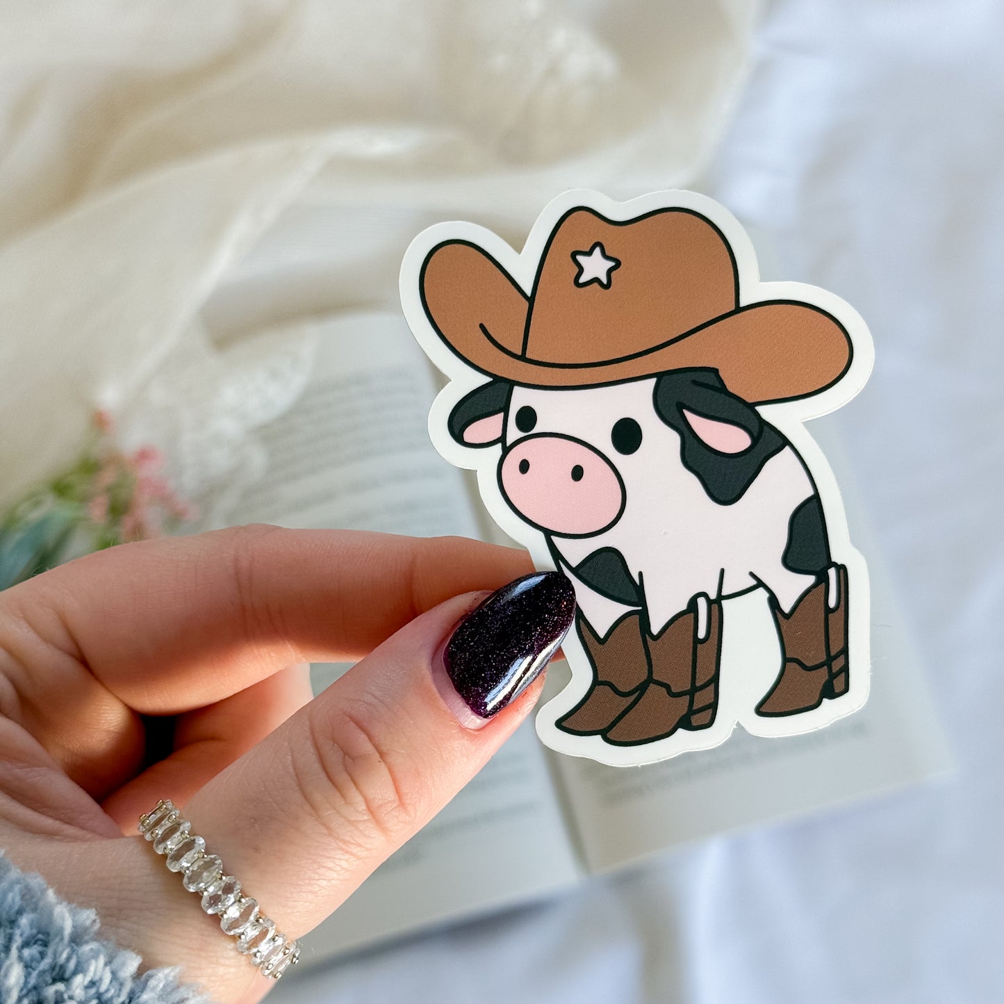 Cow-Boy Sticker